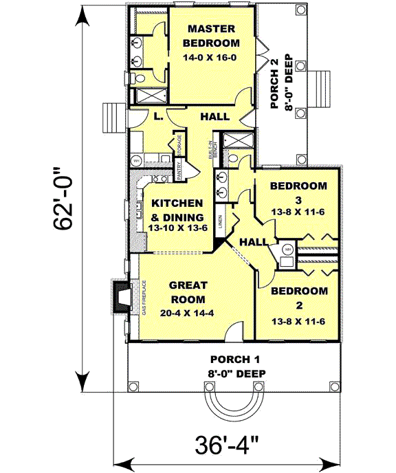 Main Floor Plan: 49-184