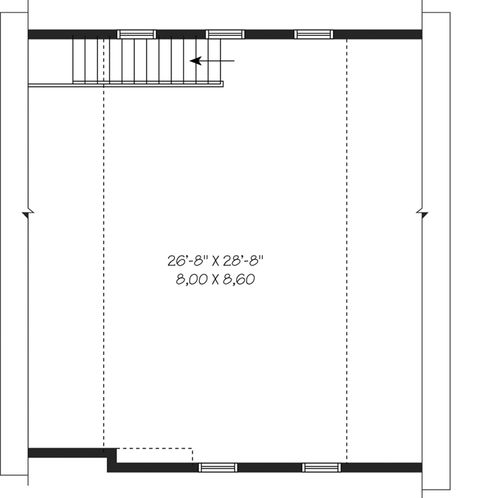 Upper/Second Floor Plan: 5-1005