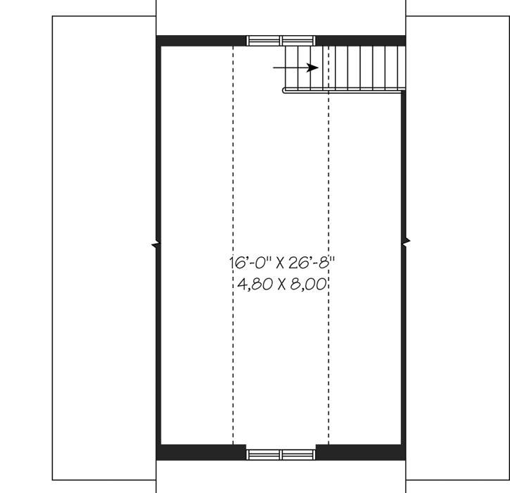 Upper/Second Floor Plan: 5-1007