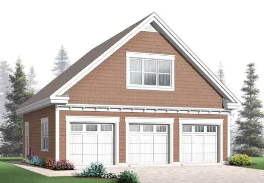 Craftsman house plans 5-1008 - front exterior, 1,580 sq ft, 0 bed, 0 bath house plans | Monster House Plans