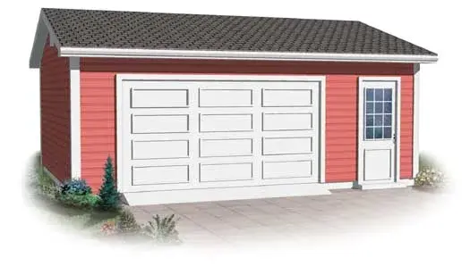 Traditional house plans 5-1013 - front exterior, 672 sq ft, 0 bed, 0 bath house plans | Monster House Plans