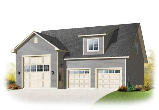 Bungalow house plans 5-1018 - front exterior, 2,154 sq ft, 0 bed, 0 bath house plans | Monster House Plans