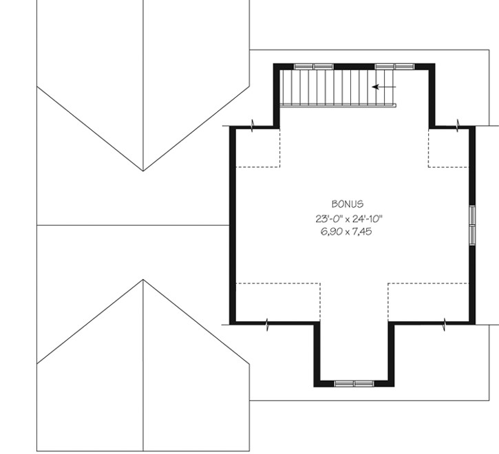 Upper/Second Floor Plan: 5-1018
