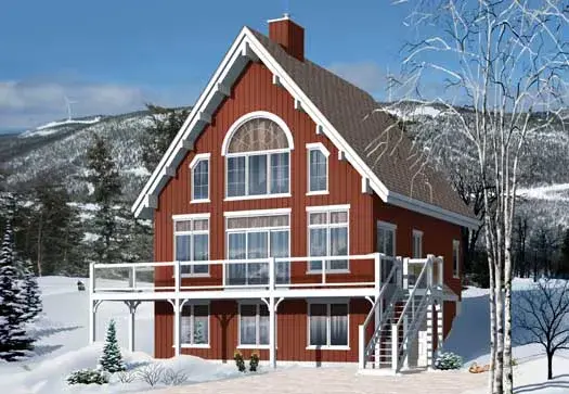 Country house plans 5-1104 - front exterior, 2,586 sq ft, 5 bed, 3 bath house plans | Monster House Plans