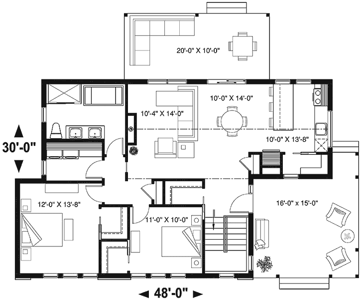 Main Floor Plan: 5-1306