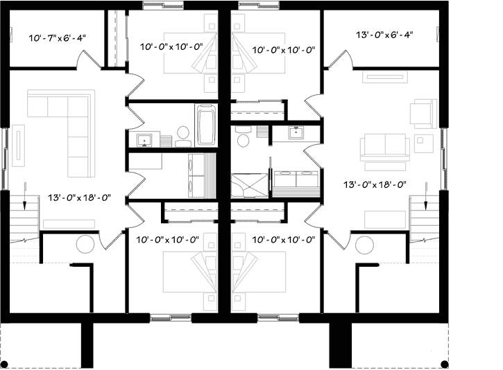 Lower Floor Plan:5-1308