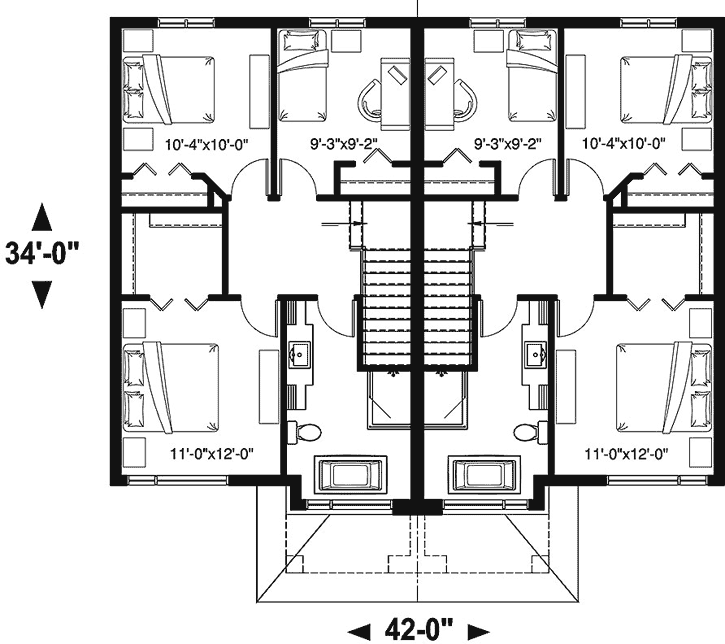 Upper/Second Floor Plan:5-1327