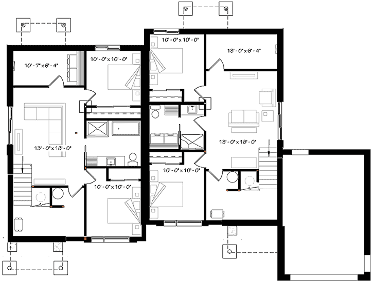 Lower Floor Plan:5-1328