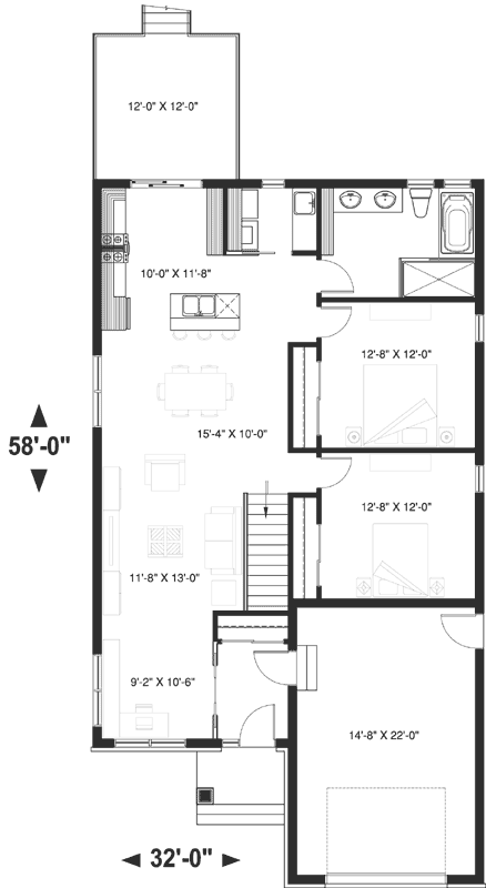Main Floor Plan: 5-1330