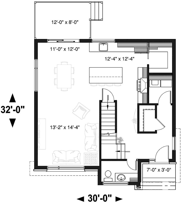 Main Floor Plan: 5-1332
