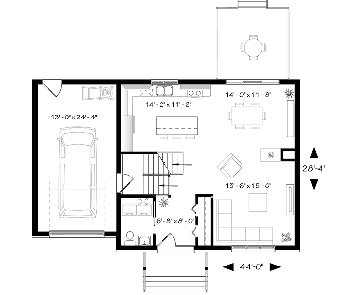 Main Floor Plan: 5-1333