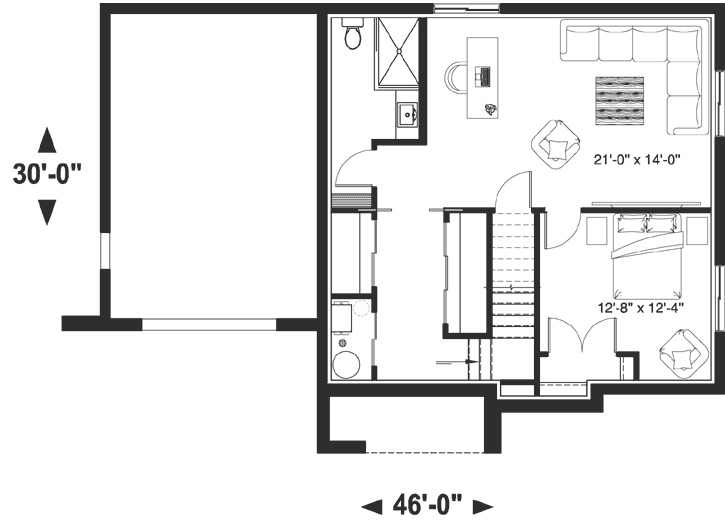 Lower Floor Plan:5-1335