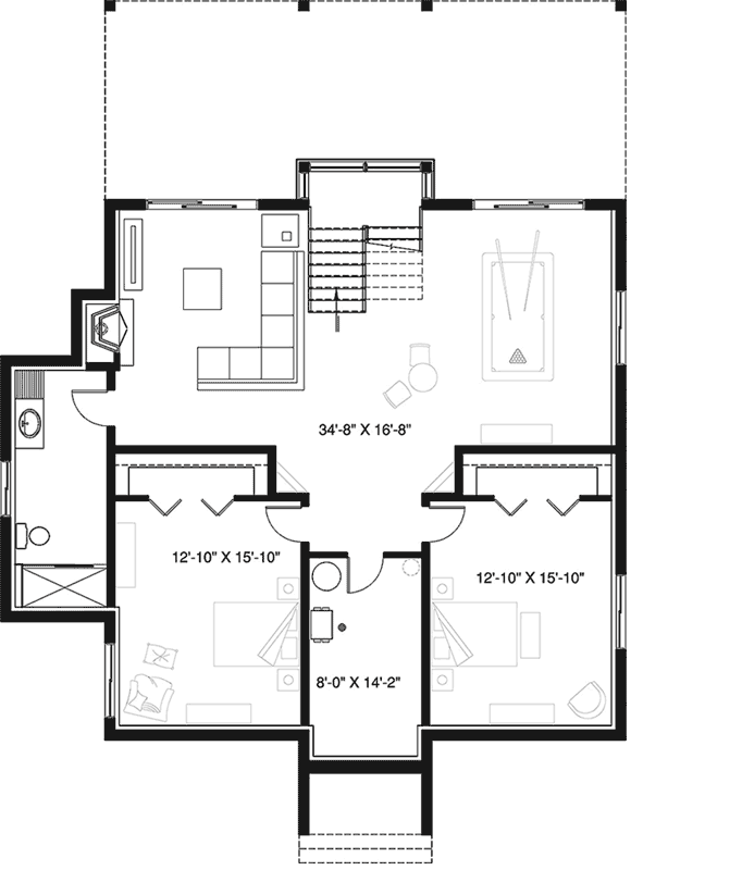 Lower Floor Plan: 5-1345