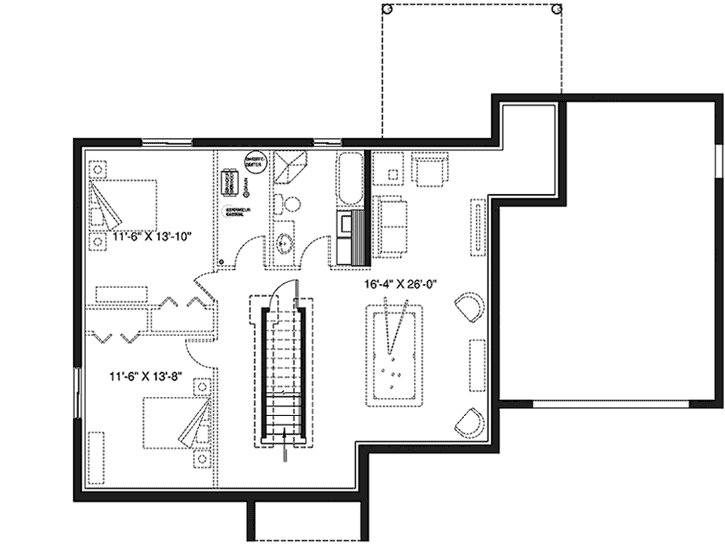 Lower Floor Plan: 5-1347