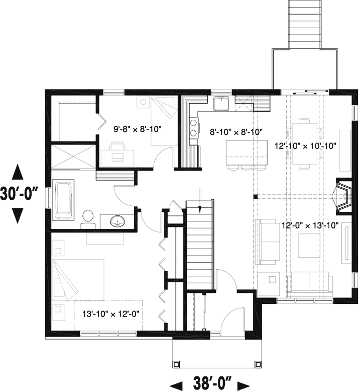 Main Floor Plan: 5-1350