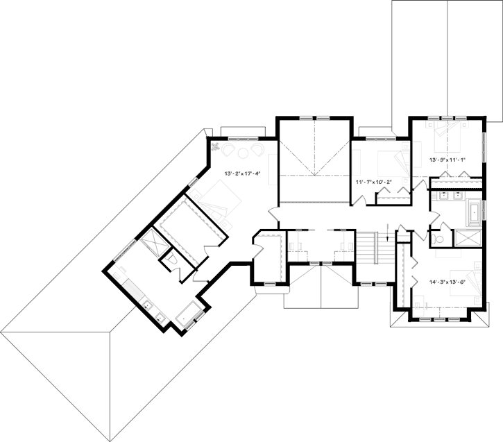 Upper/Second Floor Plan: 5-1355
