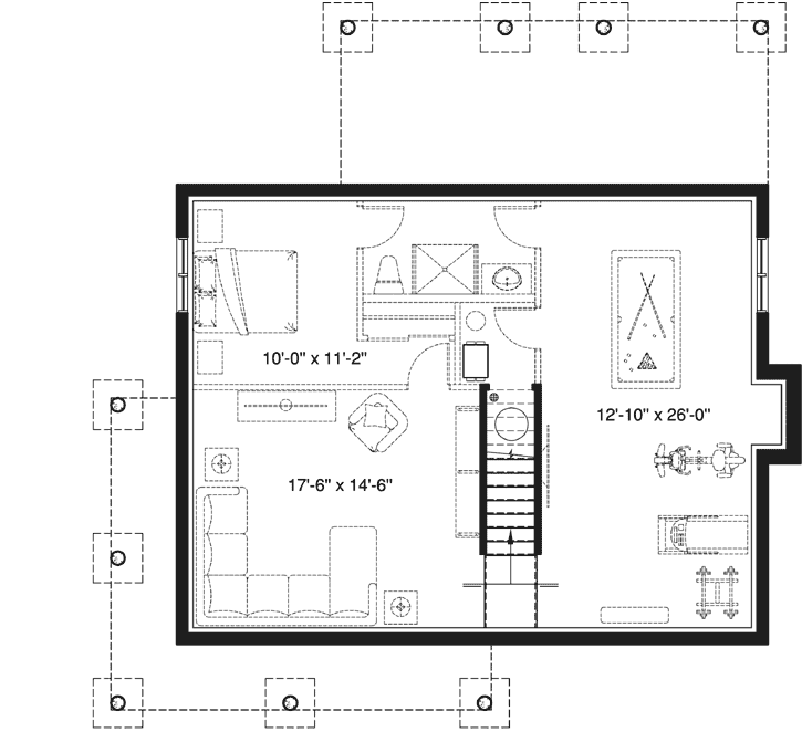 Lower Floor Plan: 5-1356