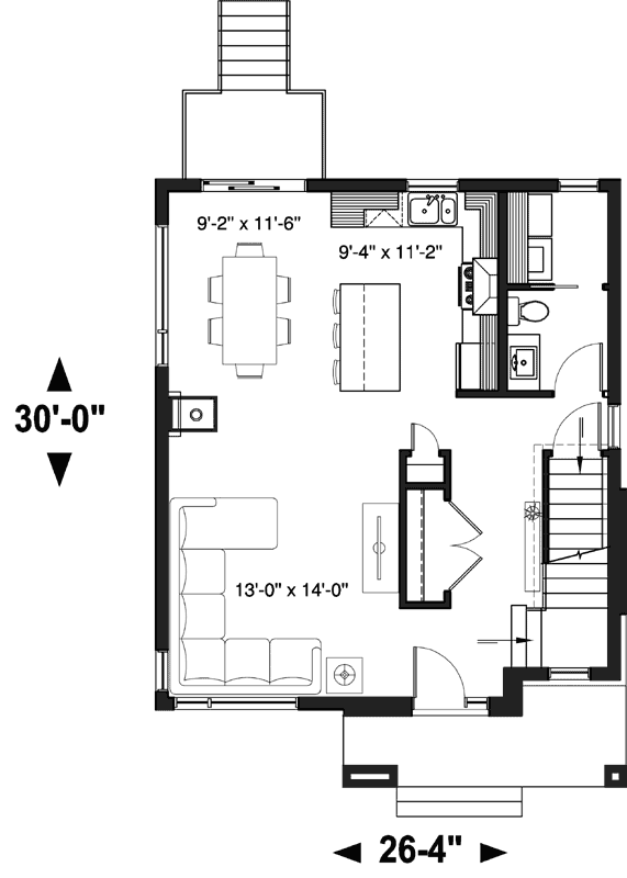 Main Floor Plan: 5-1361