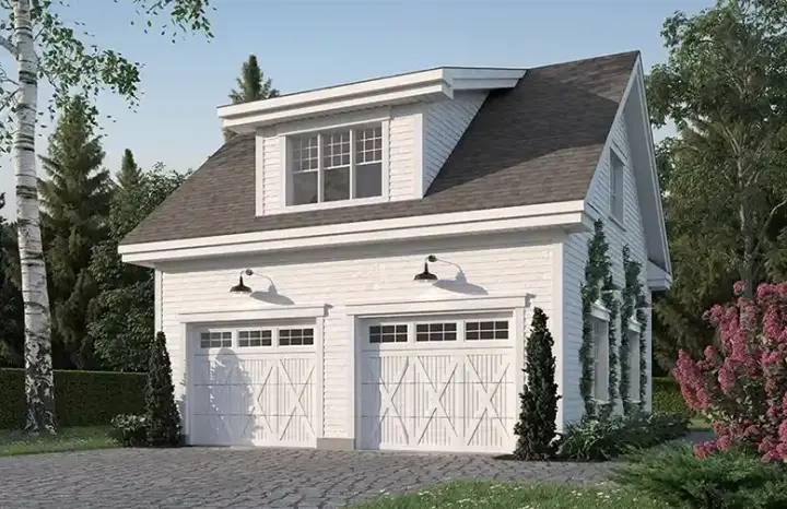 Modern Farmhouse house plans 5-1416 - front exterior, 753 sq ft, 0 bed, 0 bath house plans | Monster House Plans
