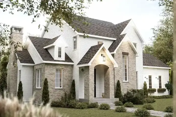 Traditional house plans 5-1431 - front exterior, 3,294 sq ft, 4 bed, 3 bath house plans | Monster House Plans