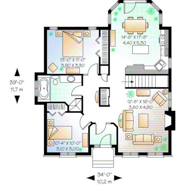 Main Floor Plan: 5-164