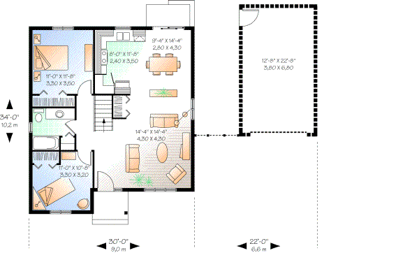 Main Floor Plan: 5-165