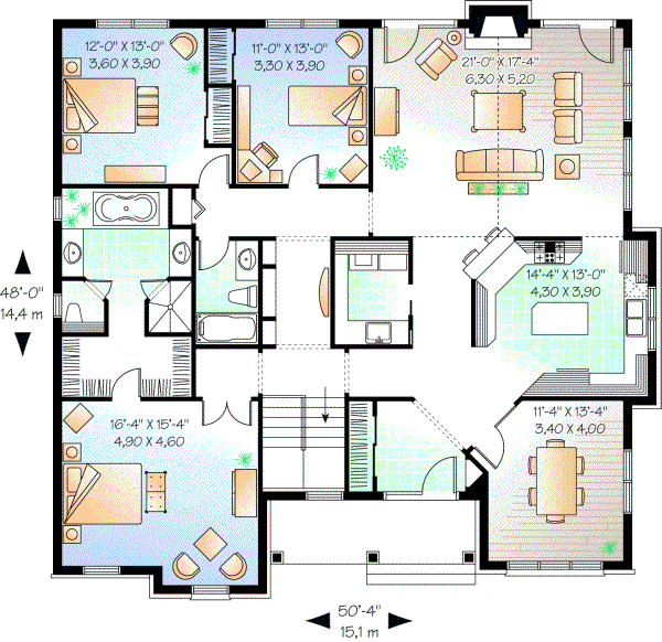Main Floor Plan: 5-166