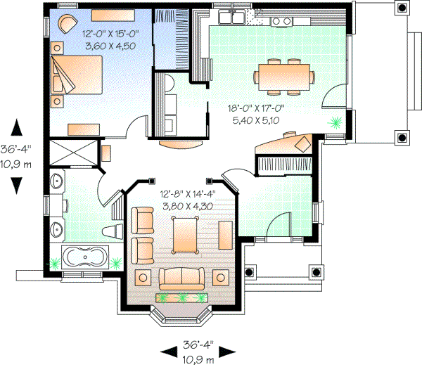 Main Floor Plan: 5-173