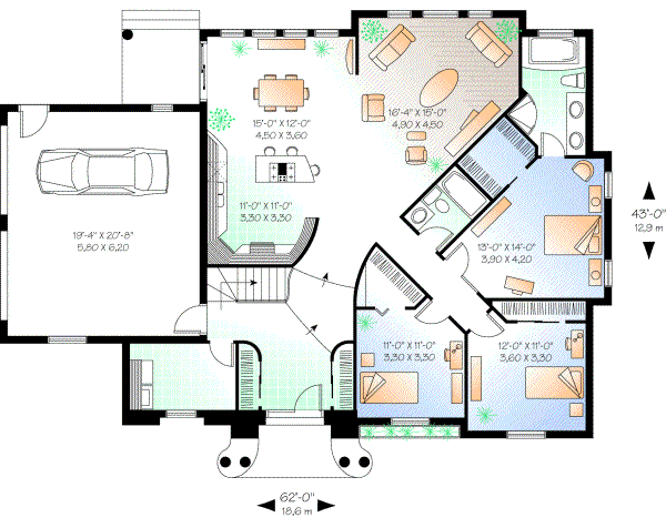 Main Floor Plan: 5-186