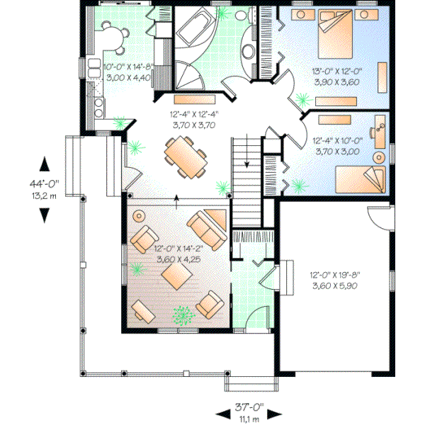 Main Floor Plan: 5-198