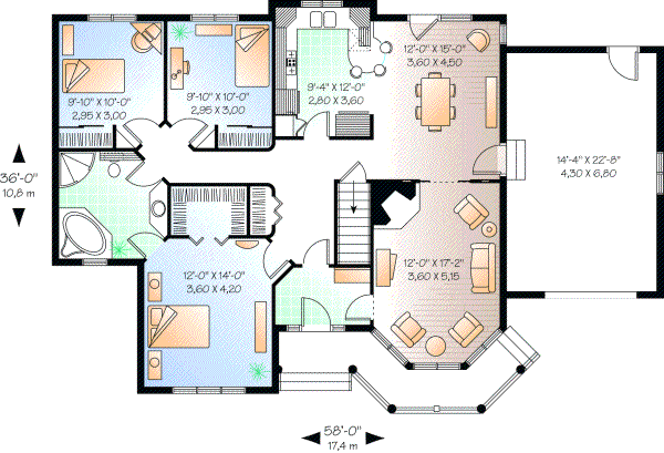 Main Floor Plan: 5-201