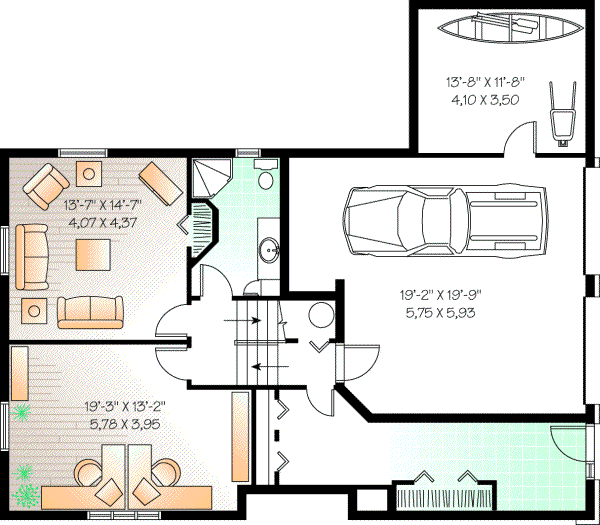 Lower Floor Plan: 5-249