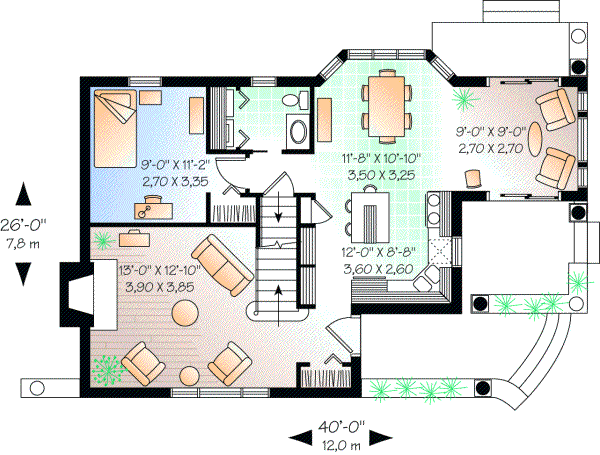 Main Floor Plan: 5-260