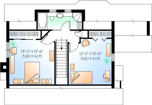 Upper/Second Floor Plan: 5-260