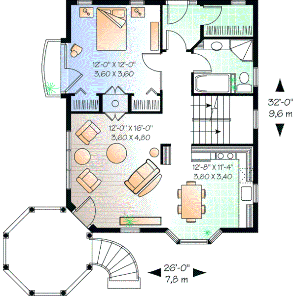 Main Floor Plan: 5-264
