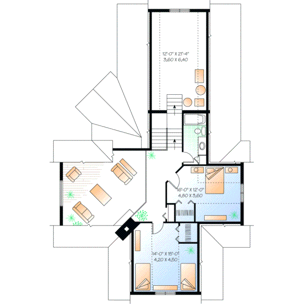 Upper/Second Floor Plan: 5-275