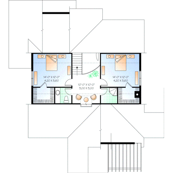 Upper/Second Floor Plan: 5-284