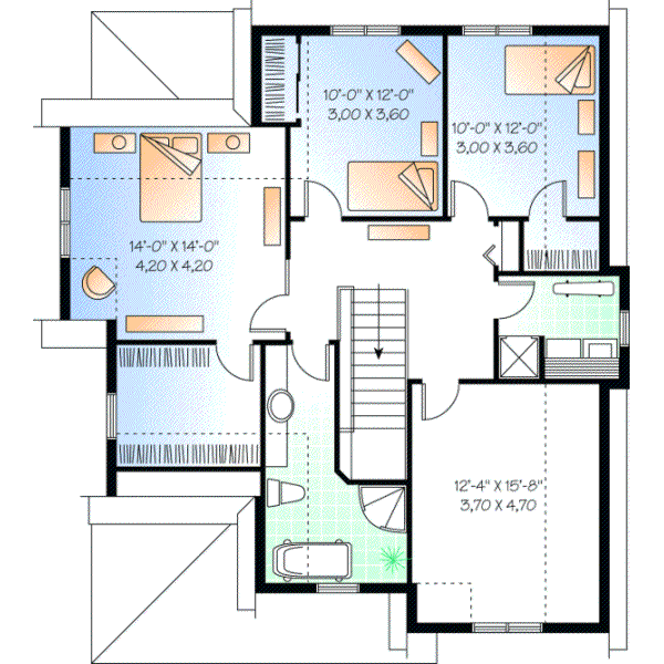 Upper/Second Floor Plan: 5-288