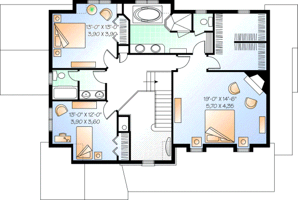 Upper/Second Floor Plan: 5-292