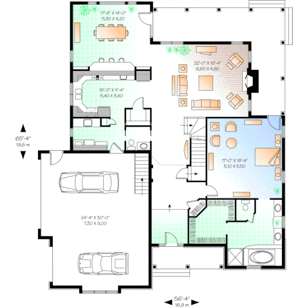 Main Floor Plan: 5-301