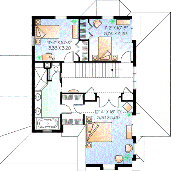Upper/Second Floor Plan: 5-309