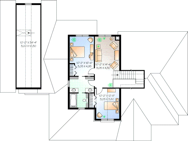 Upper/Second Floor Plan: 5-311