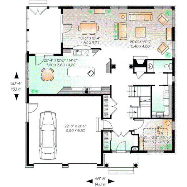 Main Floor Plan: 5-315