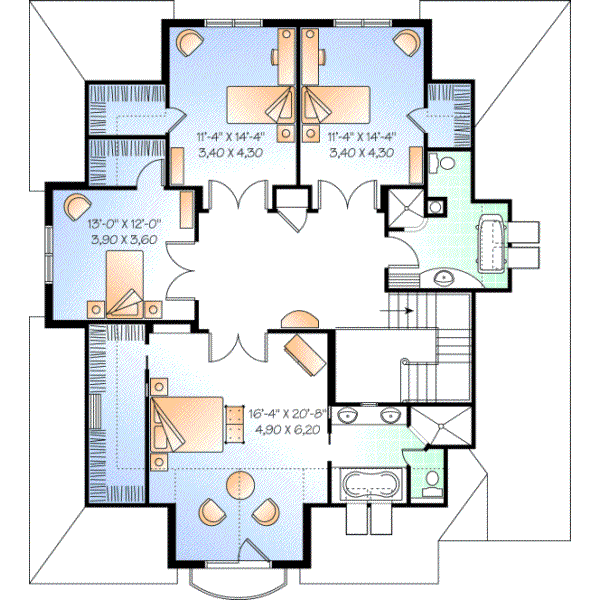 Upper/Second Floor Plan: 5-315