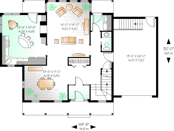 Main Floor Plan: 5-316