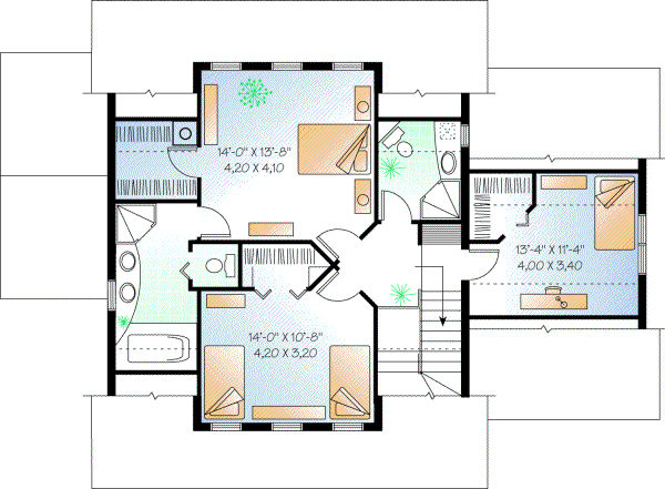 Upper/Second Floor Plan: 5-316