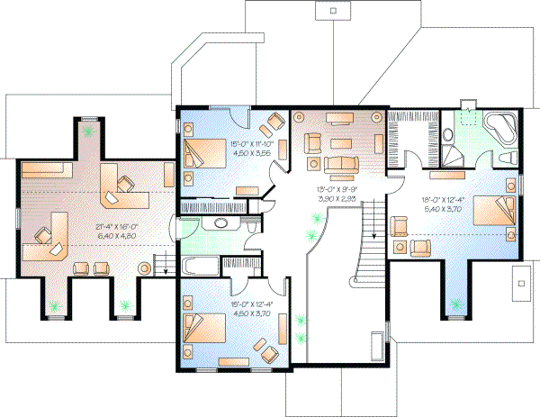 Upper/Second Floor Plan: 5-317