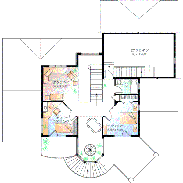 Upper/Second Floor Plan: 5-323
