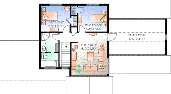 Upper/Second Floor Plan: 5-329