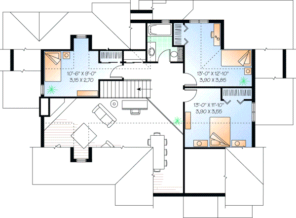 Upper/Second Floor Plan: 5-331
